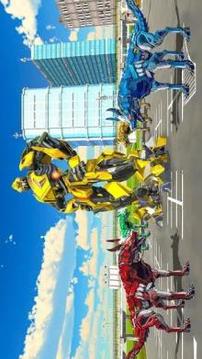 US Police Transform Robot Cop Wolf Attack 2018游戲截圖1
