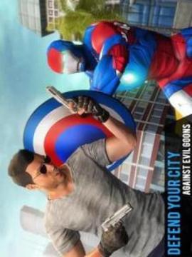 Flying Captain Superhero Robot Rescue Mission游戲截圖5