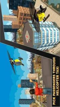 Helicopter Taxi Driving Simulator 2018游戲截圖1