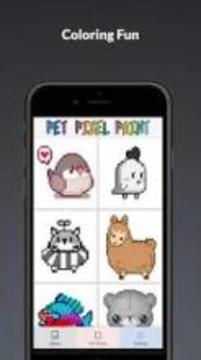 Pet Pixel Paint - Color by Numbers游戲截圖5