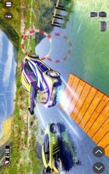 Floating Water Car Driving Simulator: Beach Racing游戲截圖4