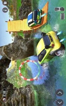 Floating Water Car Driving Simulator: Beach Racing游戲截圖3