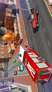Fire Engine Truck Simulator 2018游戲截圖5