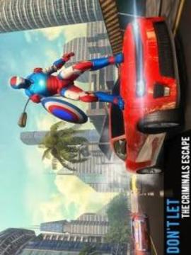 Flying Captain Superhero Robot Rescue Mission游戲截圖2