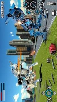 Robot Unicorn Muscle Car Robot Transforming Game游戲截圖3
