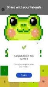 Pet Pixel Paint - Color by Numbers游戲截圖1