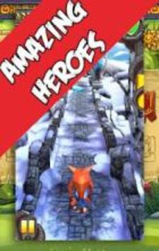 Subway Crash Run Bandicoot Escape Game游戲截圖2