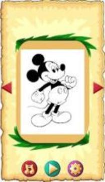 Coloring Book for mickey mouse游戲截圖4