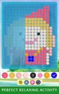 Mosaic Color by Number - Hex Puzzle Beads For Kids游戏截图4