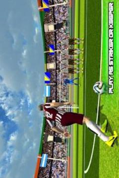 Soccer Free Kick World Cup 2018 : Flick Shoot游戲截圖1