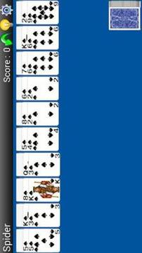 Spider Solitaire Offline游戲截圖2
