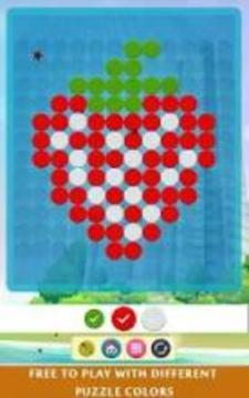 Mosaic Color by Number - Hex Puzzle Beads For Kids游戏截图1