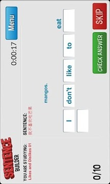 SENTENCE BUILDER ...游戲截圖1