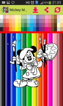 How To Color Mickey Mouse kids游戏截图4