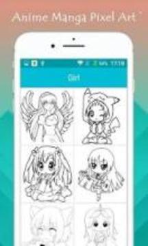 Anime Manga Pixel Art游戲截圖2