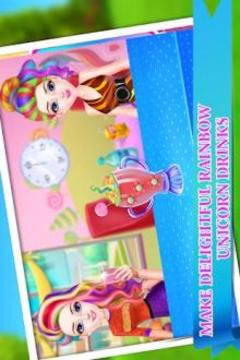 Rainbow Unicorn Food - Drink & Outfits游戲截圖1