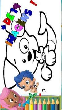 Pintar Bubblee Guppies游戲截圖4