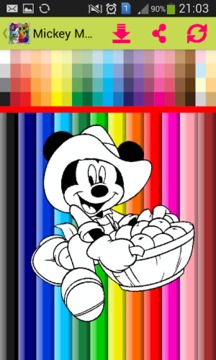 How To Color Mickey Mouse kids游戲截圖2