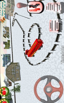 3D圣誕卡車停車場游戲截圖3