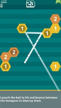 Hexa Blast: Hexagons and Ballz游戲截圖1