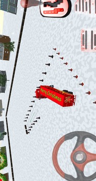 3D圣誕卡車停車場游戲截圖4