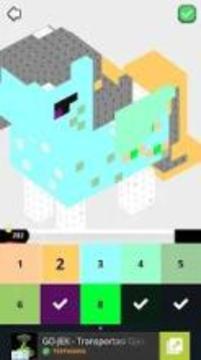 3D Little Pony Unicorn Color By Number Pixel art游戲截圖4
