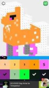 3D Little Pony Unicorn Color By Number Pixel art游戲截圖5