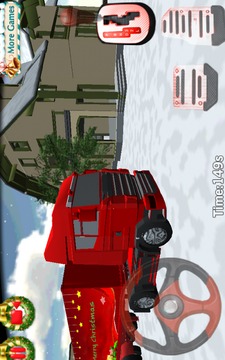3D圣誕卡車停車場游戲截圖2