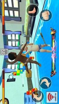 Kids World Tag Team Wrestling Ring Fighting游戲截圖1