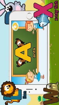 ABC动物的孩子游戏截图2