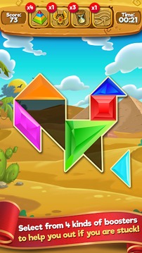 Tangram Saga HD - Puzzle Games游戲截圖5