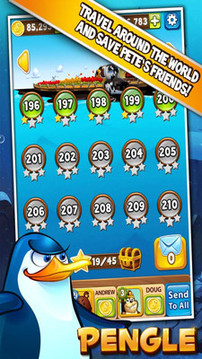 Pengle - Match penguin blocks游戲截圖5