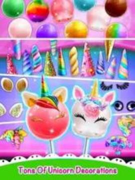 Cake Pop Unicorn Kids - Sweet Cake Dessert游戲截圖2