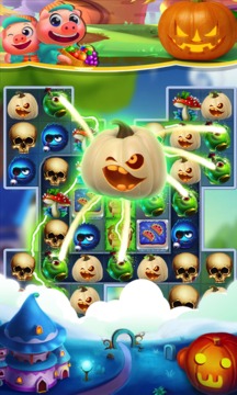 Halloween Magic Match 3游戲截圖2