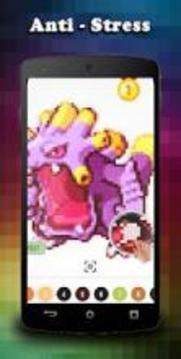 ? Pokees ? - Color Pixel by Number游戲截圖2