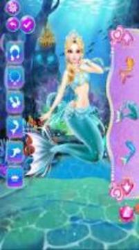 *♀? * princess Ariel Makeup : Mermaid spa game游戲截圖1