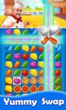 Yummy Swap - Chef Cooking & Match 3 Puzzle Game游戲截圖1