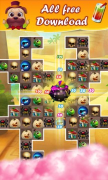 Halloween Magic Match 3游戲截圖1