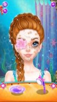 *♀? * princess Ariel Makeup : Mermaid spa game游戲截圖4