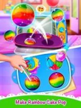 Cake Pop Unicorn Kids - Sweet Cake Dessert游戲截圖3