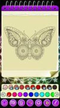 Adult Coloring Book Mandalas游戲截圖2