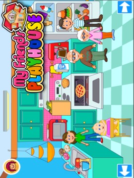 My Pretend House - Kids Family & Dollhouse Games游戏截图2