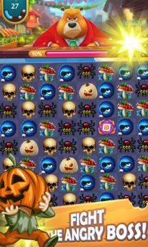 Halloween Magic Match 3游戲截圖3