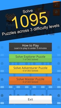 HippoGrid Free - 1095 Puzzles游戲截圖1