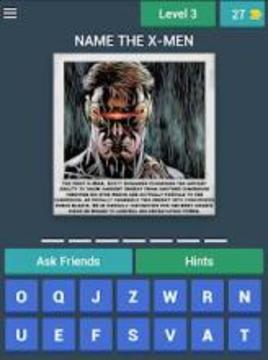 X-MEN - Character Quiz游戲截圖2
