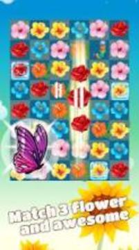 Flower Crush - Match 3游戲截圖1