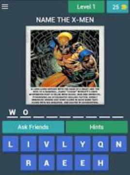 X-MEN - Character Quiz游戲截圖5