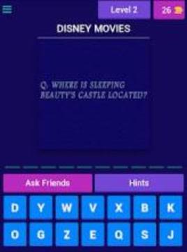 DISNEY TRIVIA FREE QUIZ GAME QUESTIONS AND ANSWERS游戲截圖5