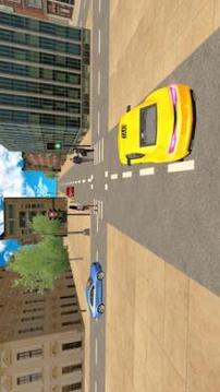 Crazy Car Taxi Game: 3D Car Simulator 2018游戲截圖3
