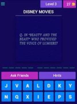 DISNEY TRIVIA FREE QUIZ GAME QUESTIONS AND ANSWERS游戲截圖4